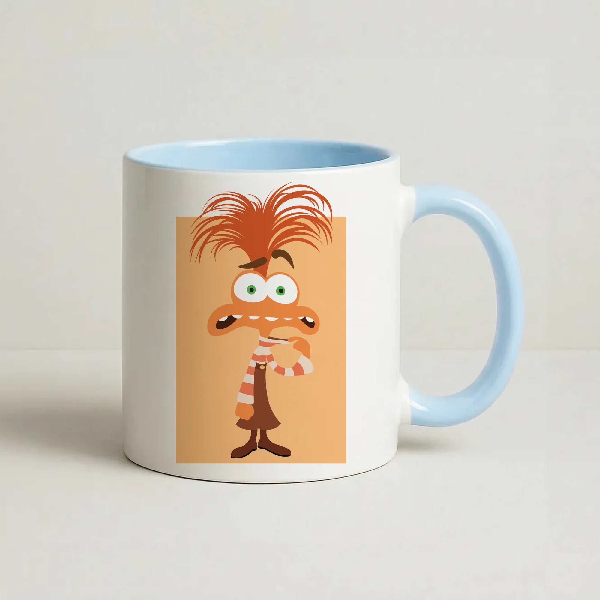Anxiety - Inside Out Coffee Baby Blue Mug