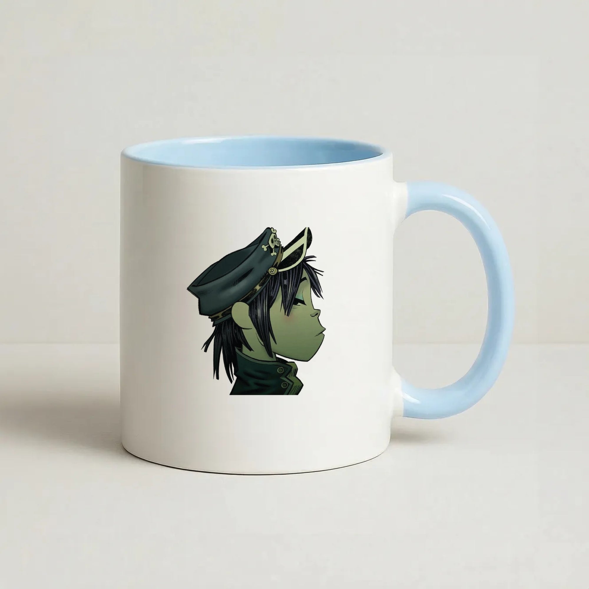 Green 2d Coffee Baby Blue Mug