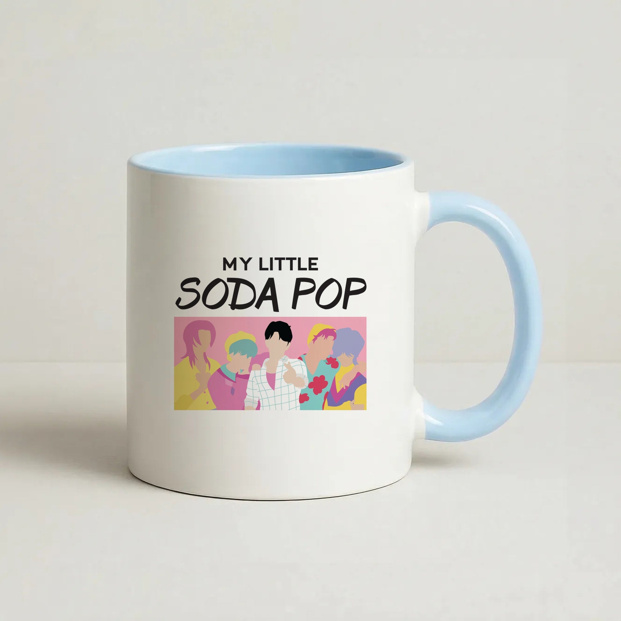 My Little Soda Coffee Baby Blue Mug