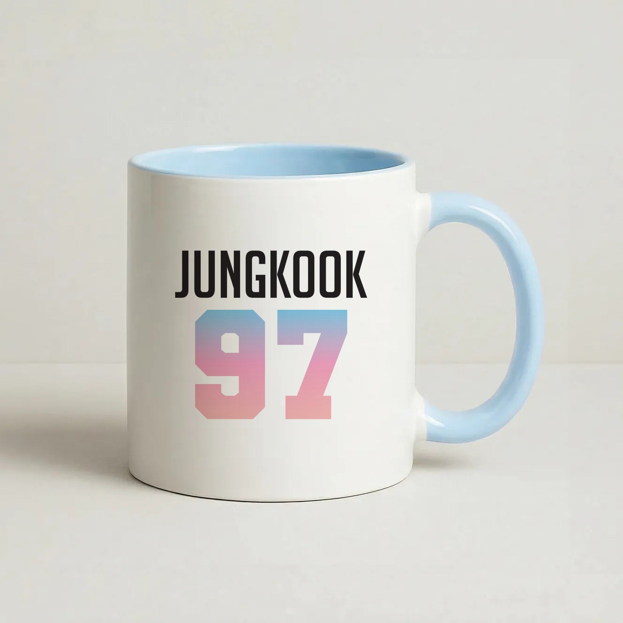 Jungkook 97 Coffee Baby Blue Mug
