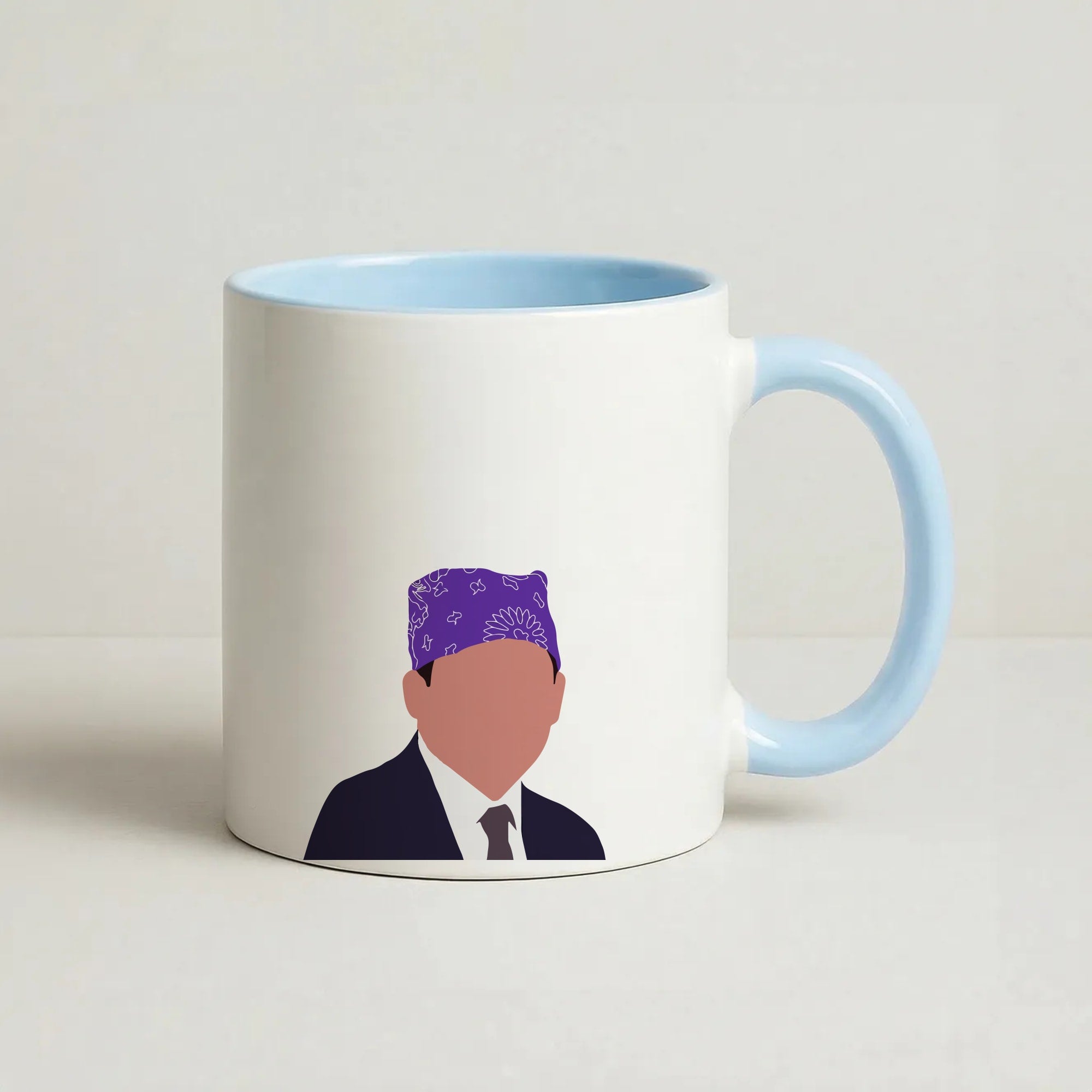 Prison Mike Coffee Baby Blue Mug