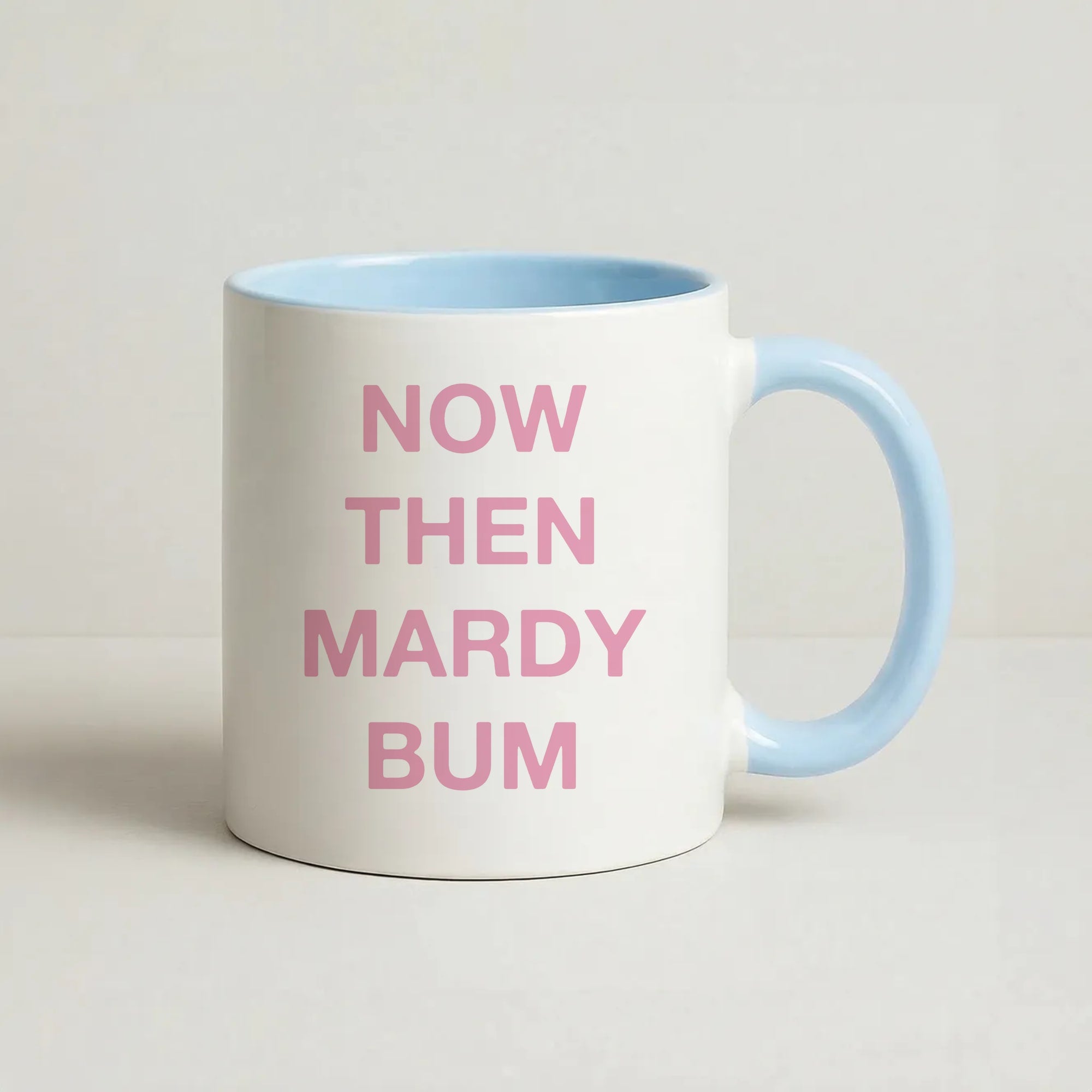 Mardy Bum Coffee Baby Blue Mug