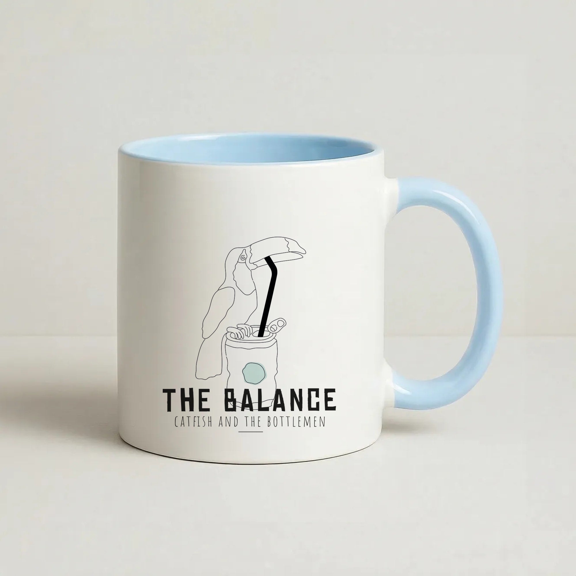 The Balance Coffee Baby Blue Mug