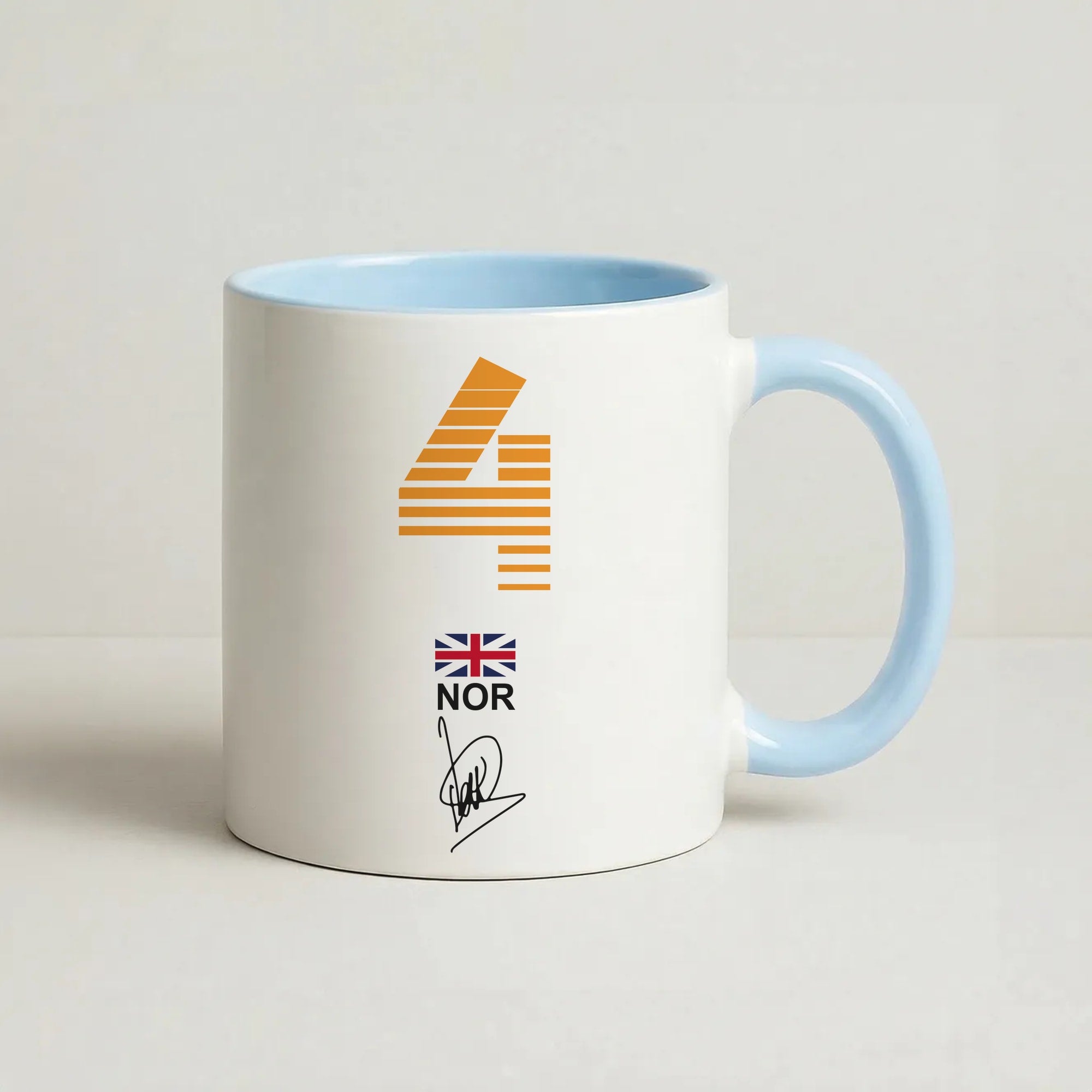 Norris - F1 Coffee Baby Blue Mug