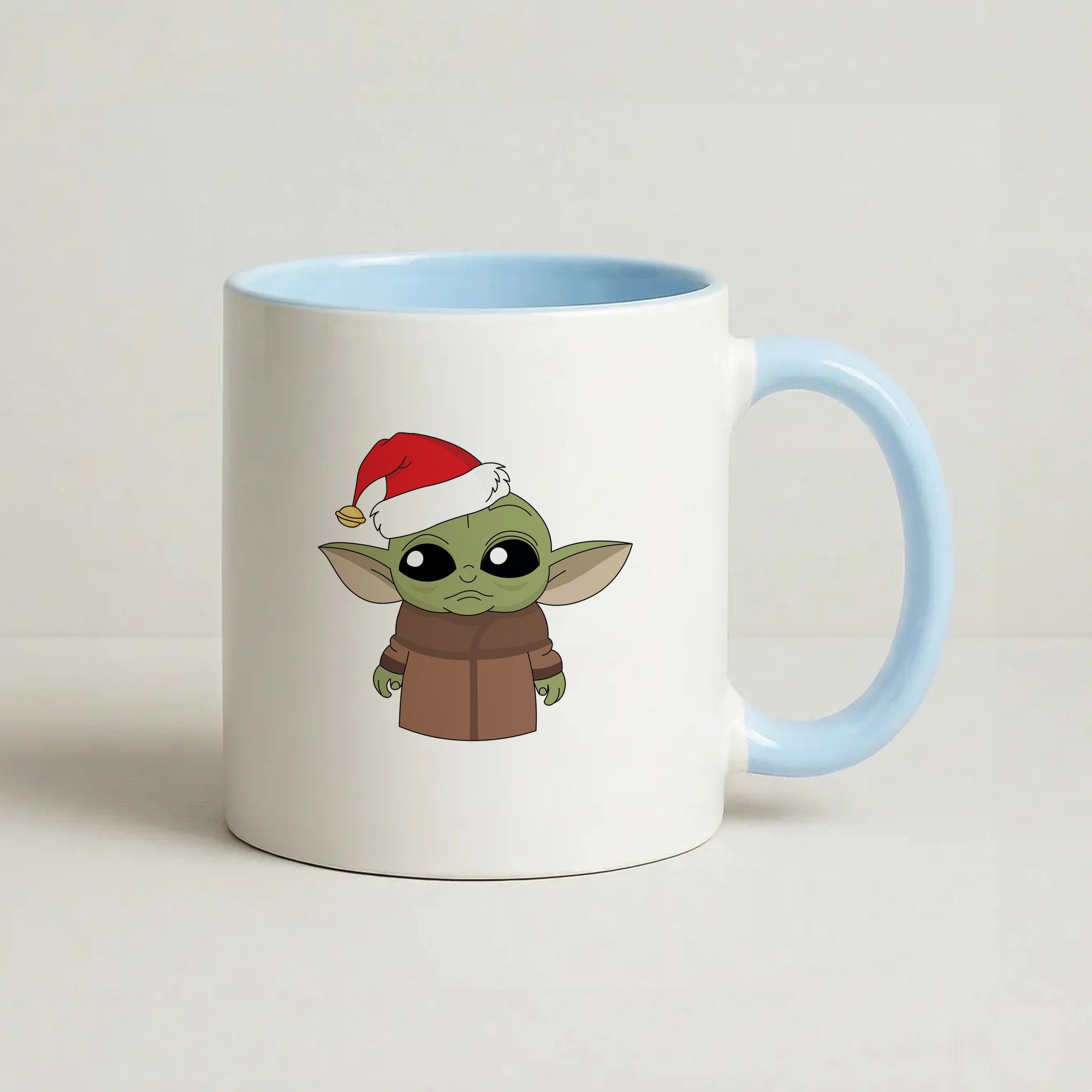 Baby Yoda Coffee Baby Blue Mug