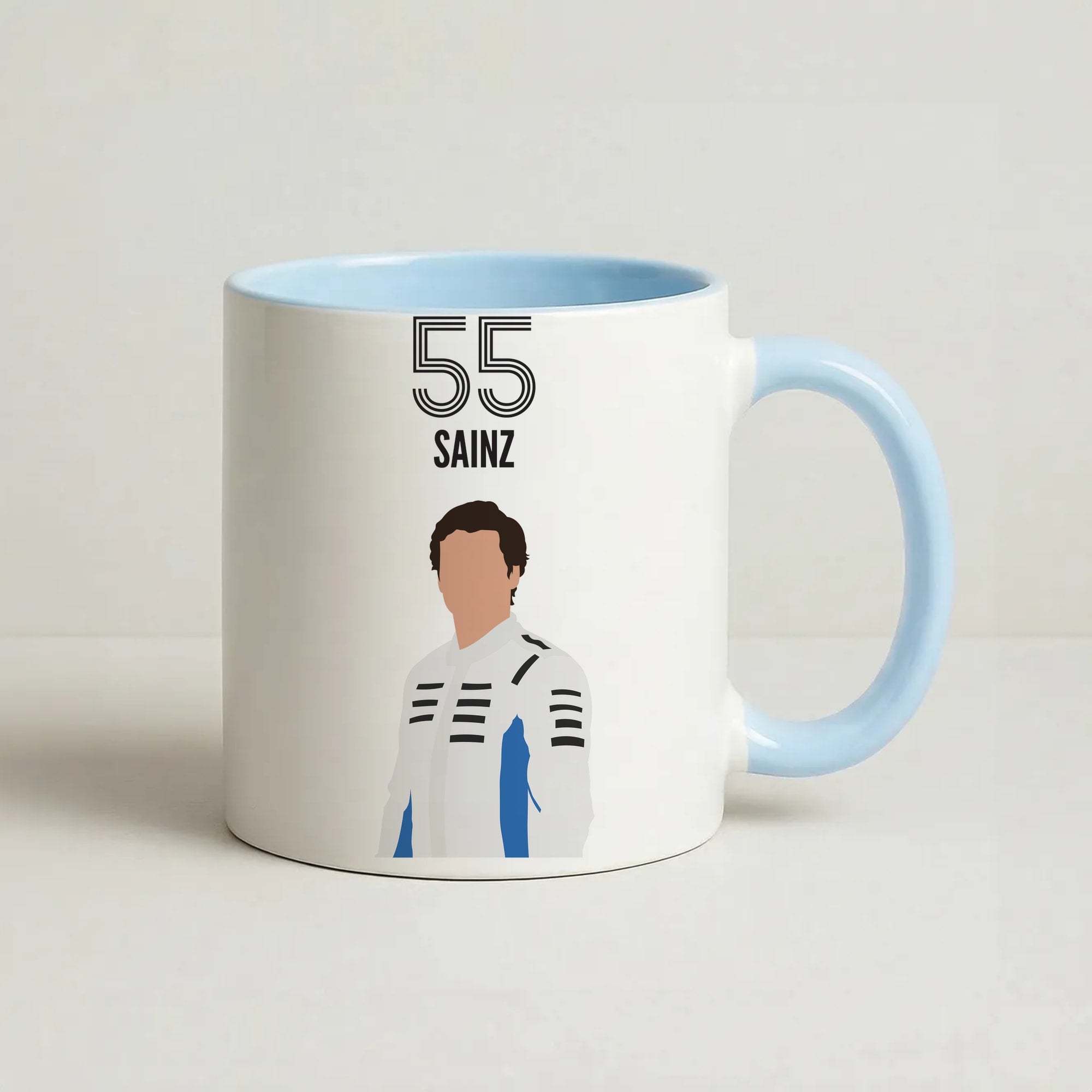 Sainz 2026 Coffee Baby Blue Mug