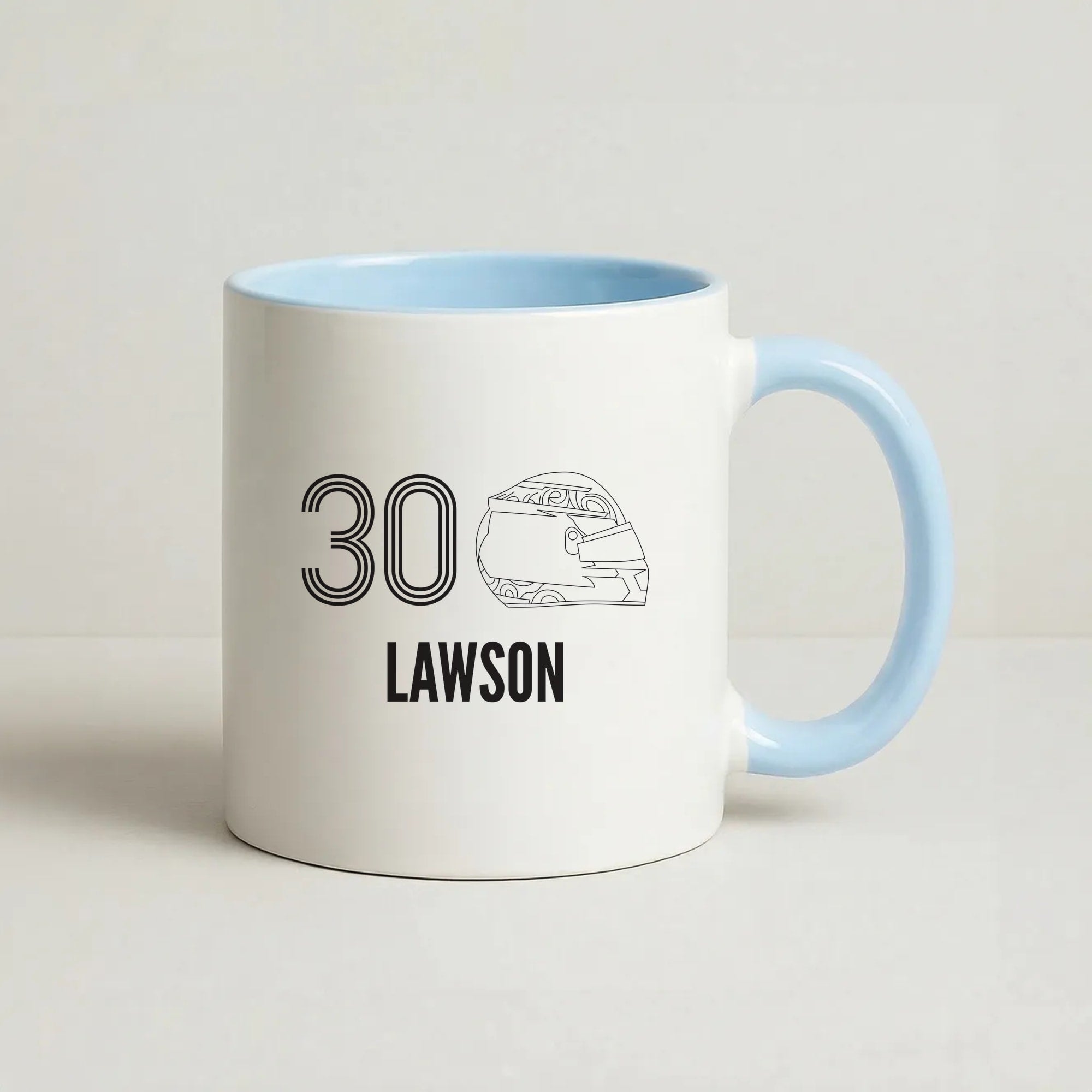 Lawson Helmet 2026 Coffee Baby Blue Mug