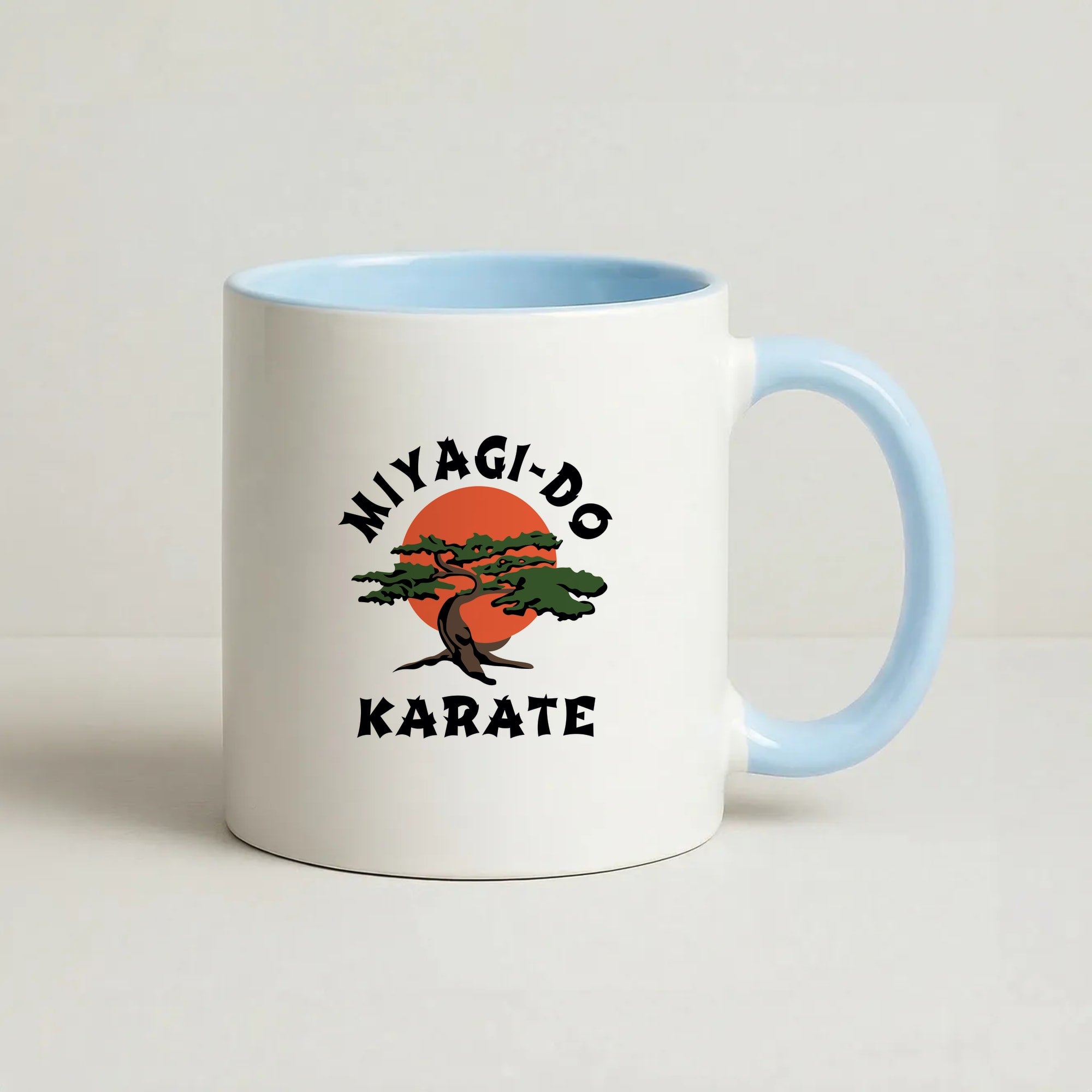 Miyagi-do Karate - C Kai Coffee Baby Blue Mug