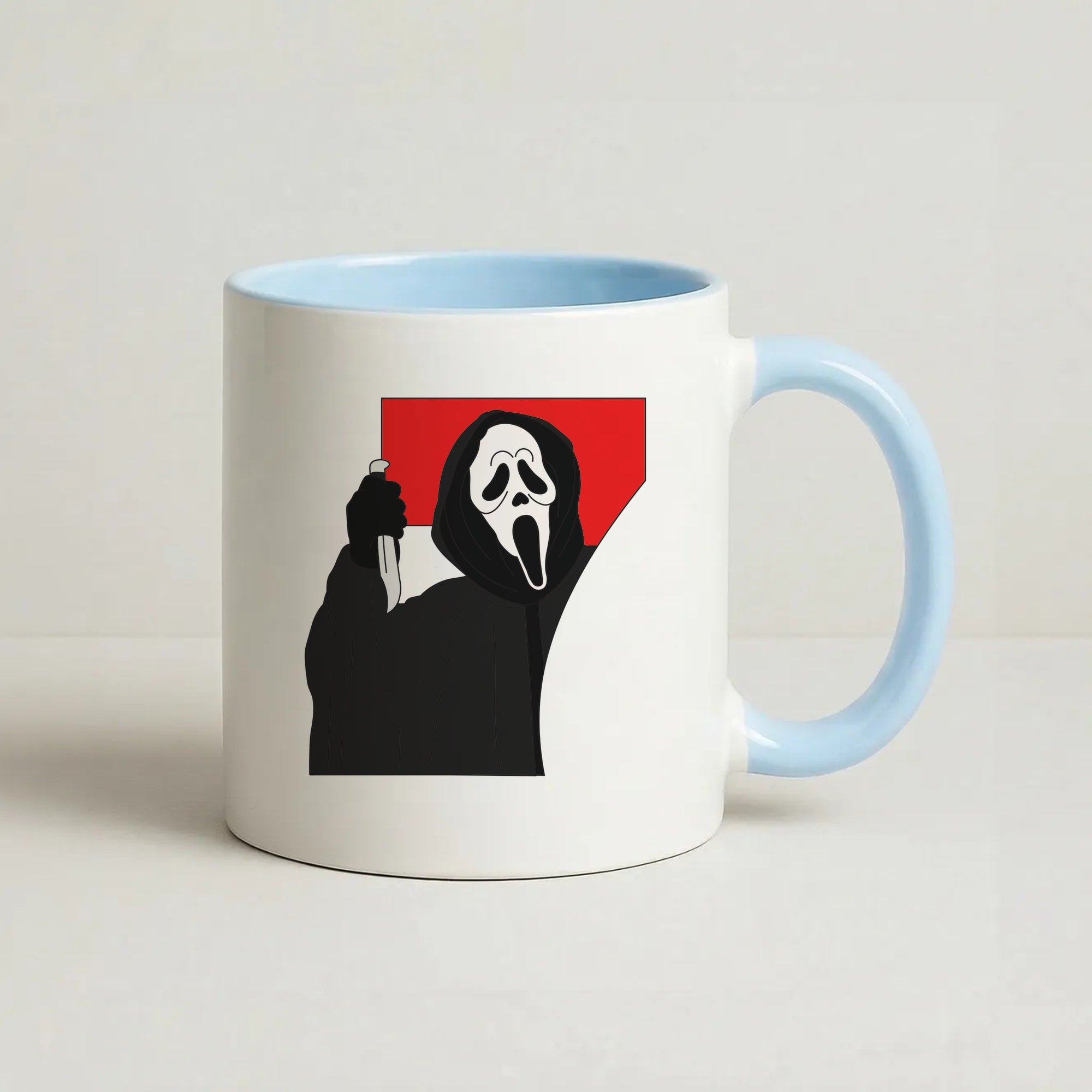 Ghostface 7 Coffee Baby Blue Mug