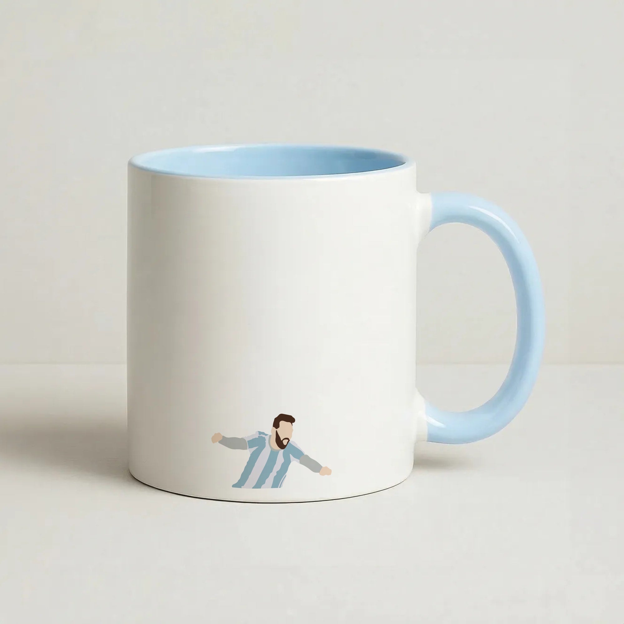 Goal - Messi Coffee Baby Blue Mug