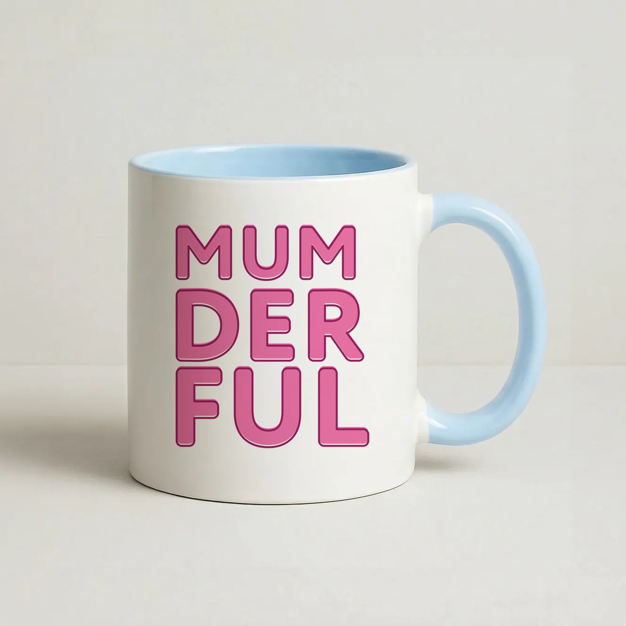 Mumderful Coffee Baby Blue Mug