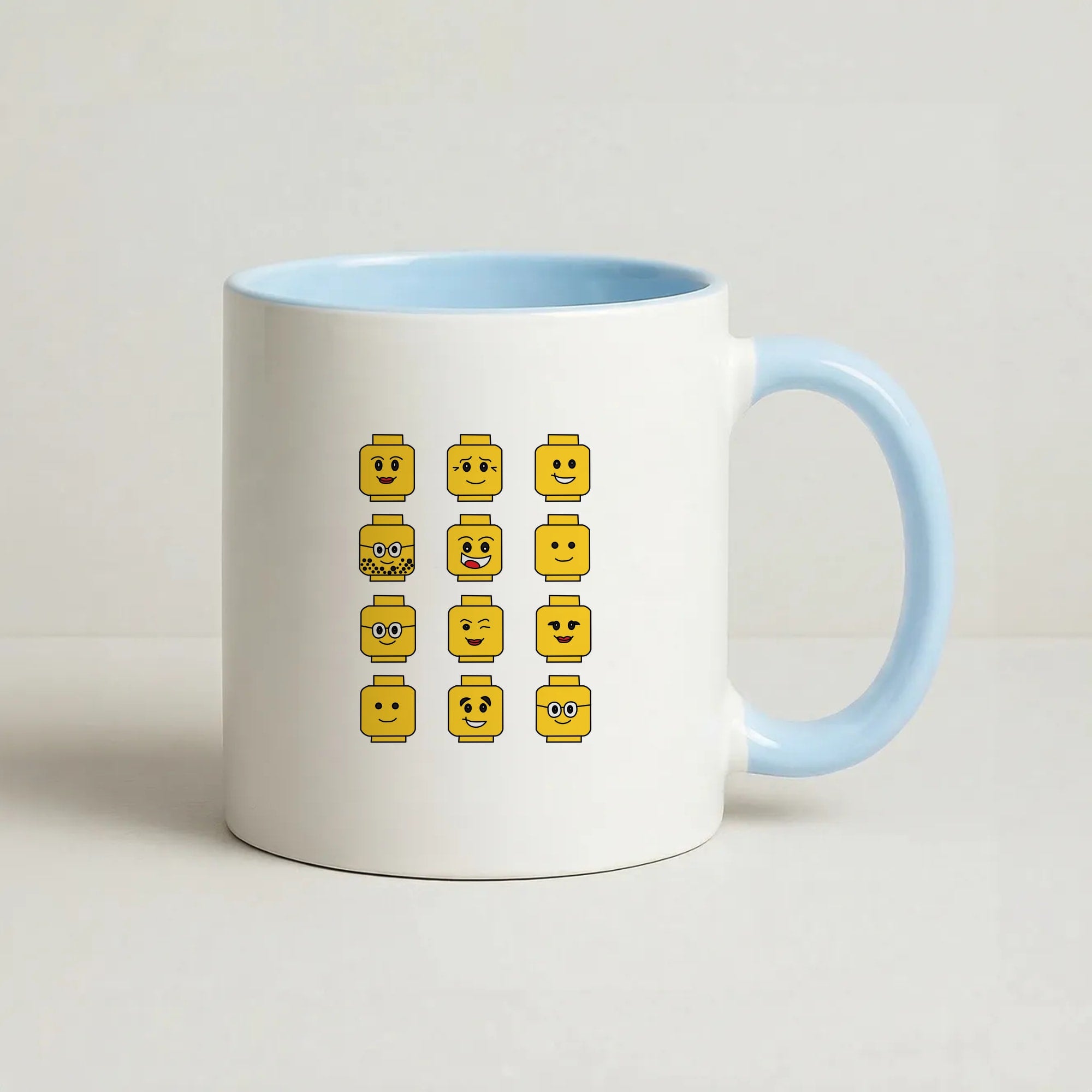 Characters - Bricks Coffee Baby Blue Mug