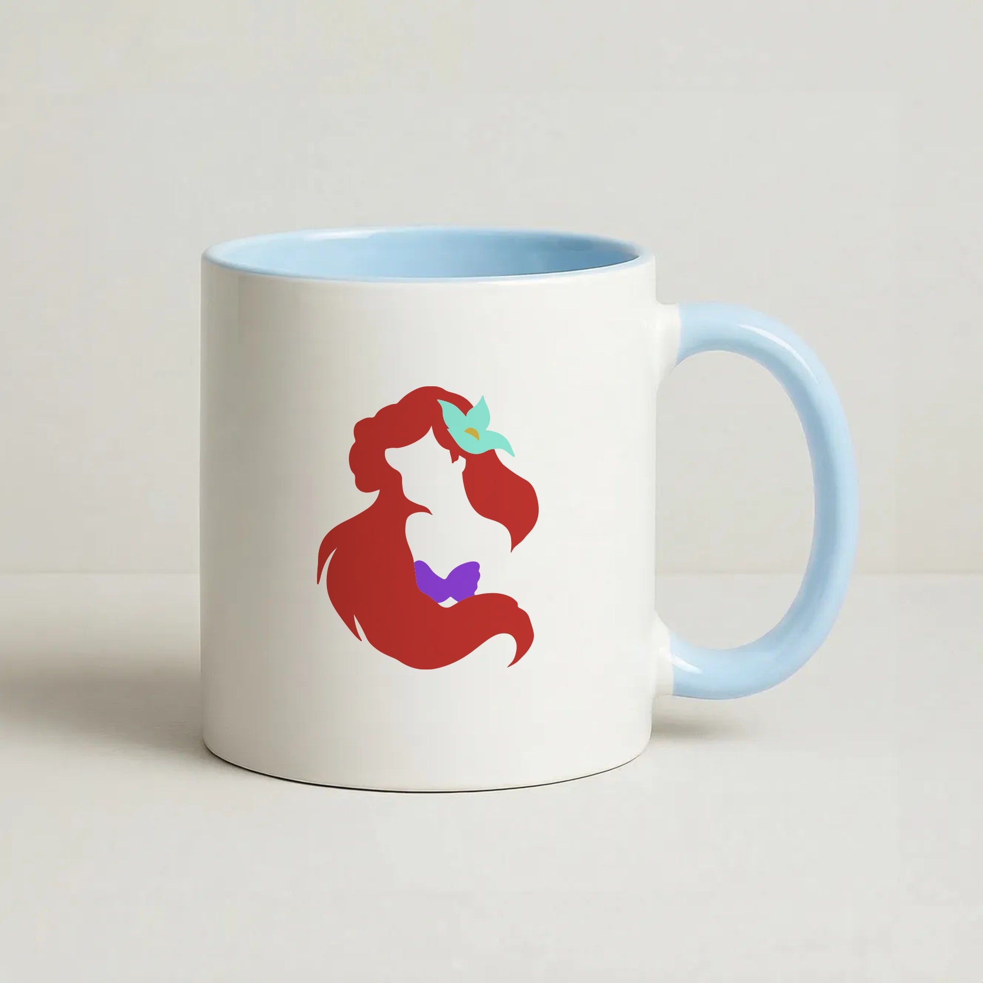 Ariel Coffee Baby Blue Mug