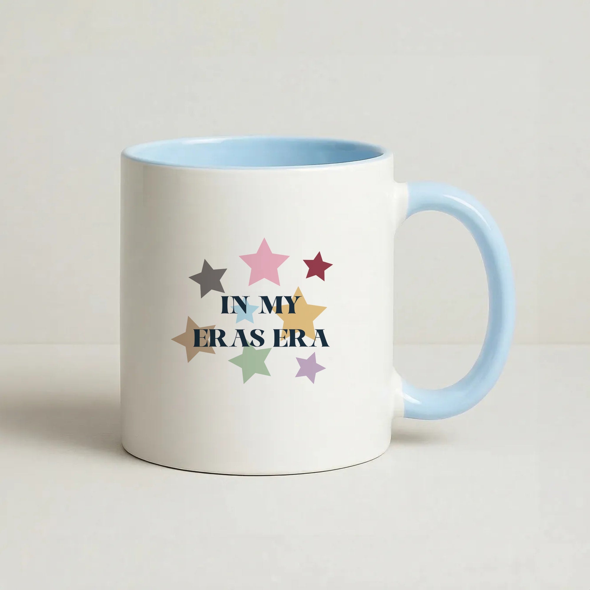 In My Eras Era - Taylor Coffee Baby Blue Mug