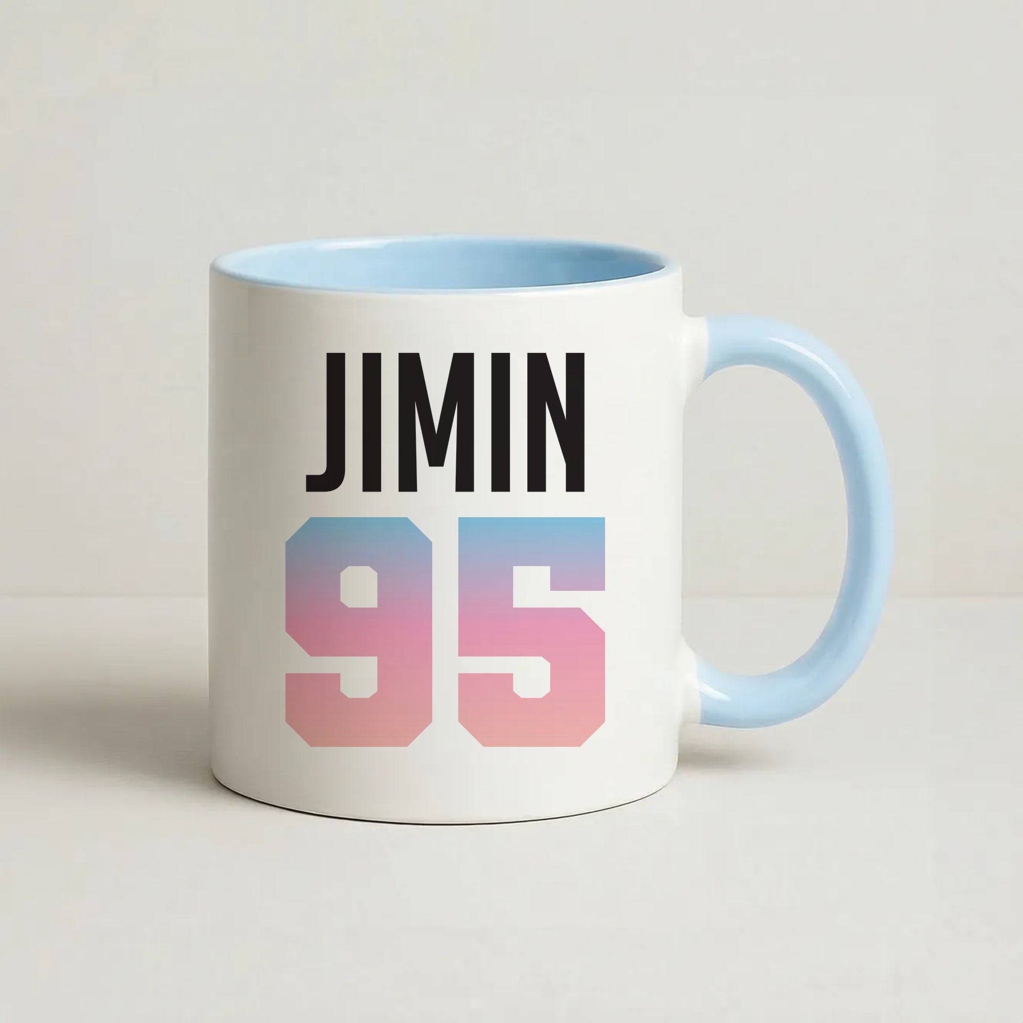 Jimin 95 Coffee Baby Blue Mug