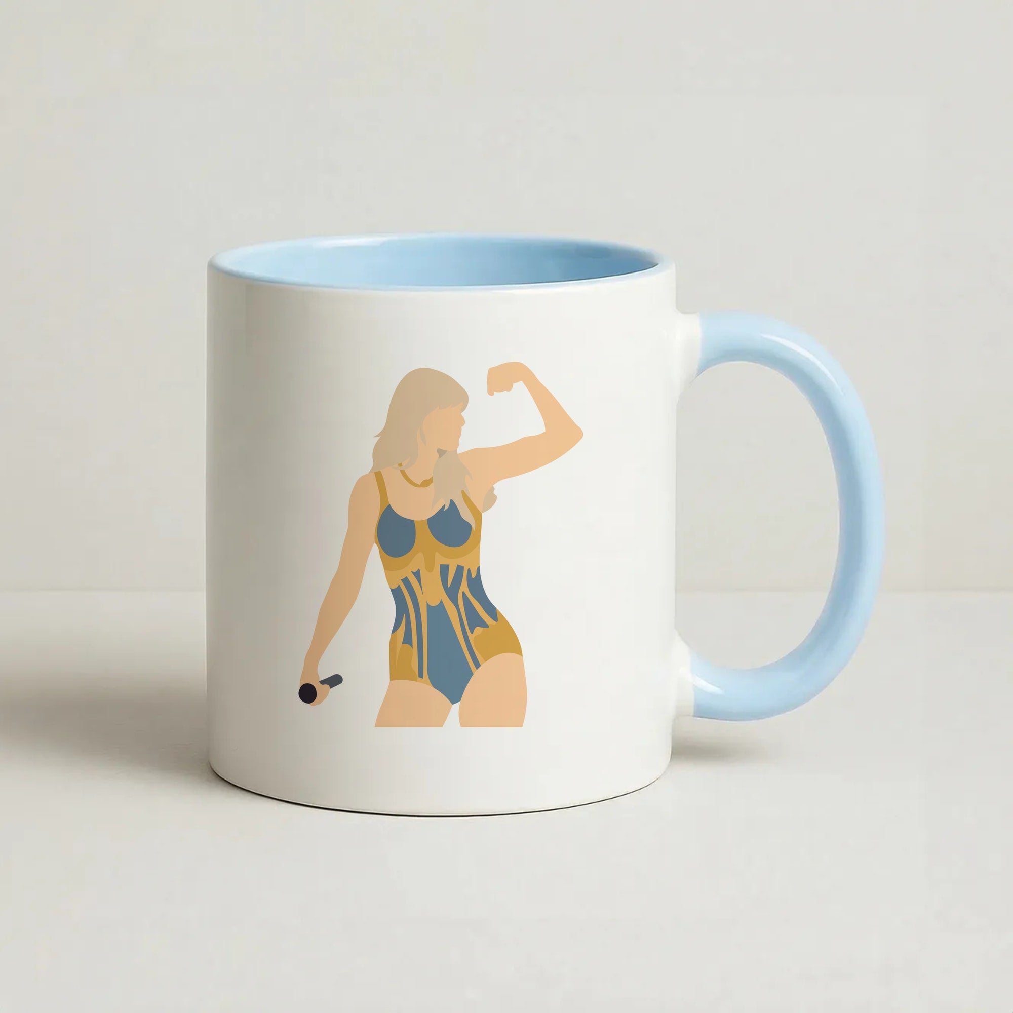 The Man - Taylor Coffee Baby Blue Mug