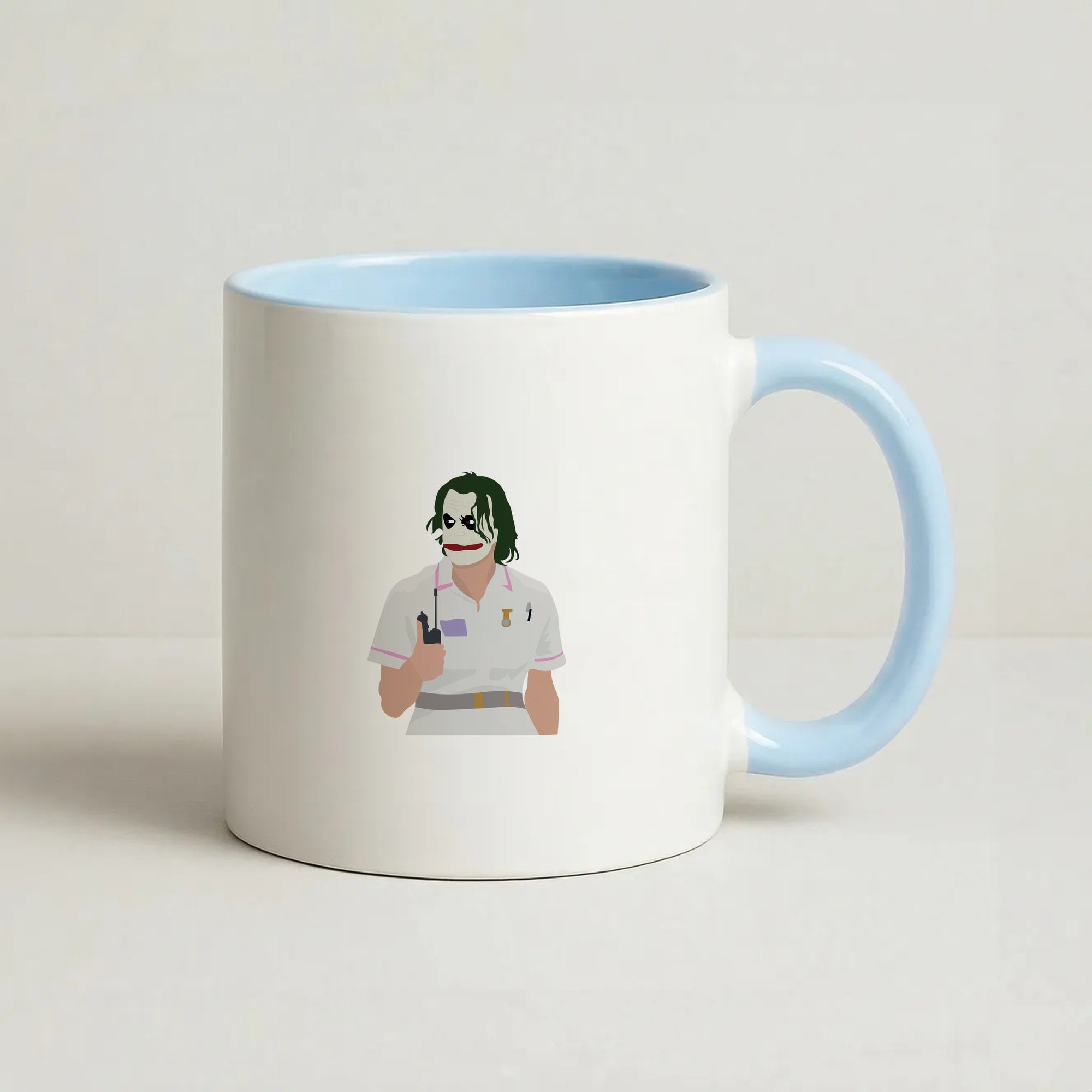 Nurse Joker Coffee Baby Blue Mug