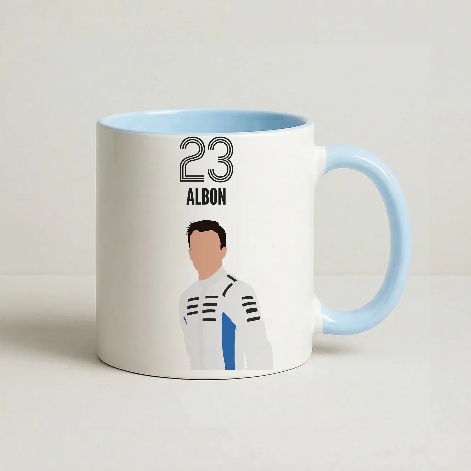 Albon 2026 Coffee Baby Blue Mug