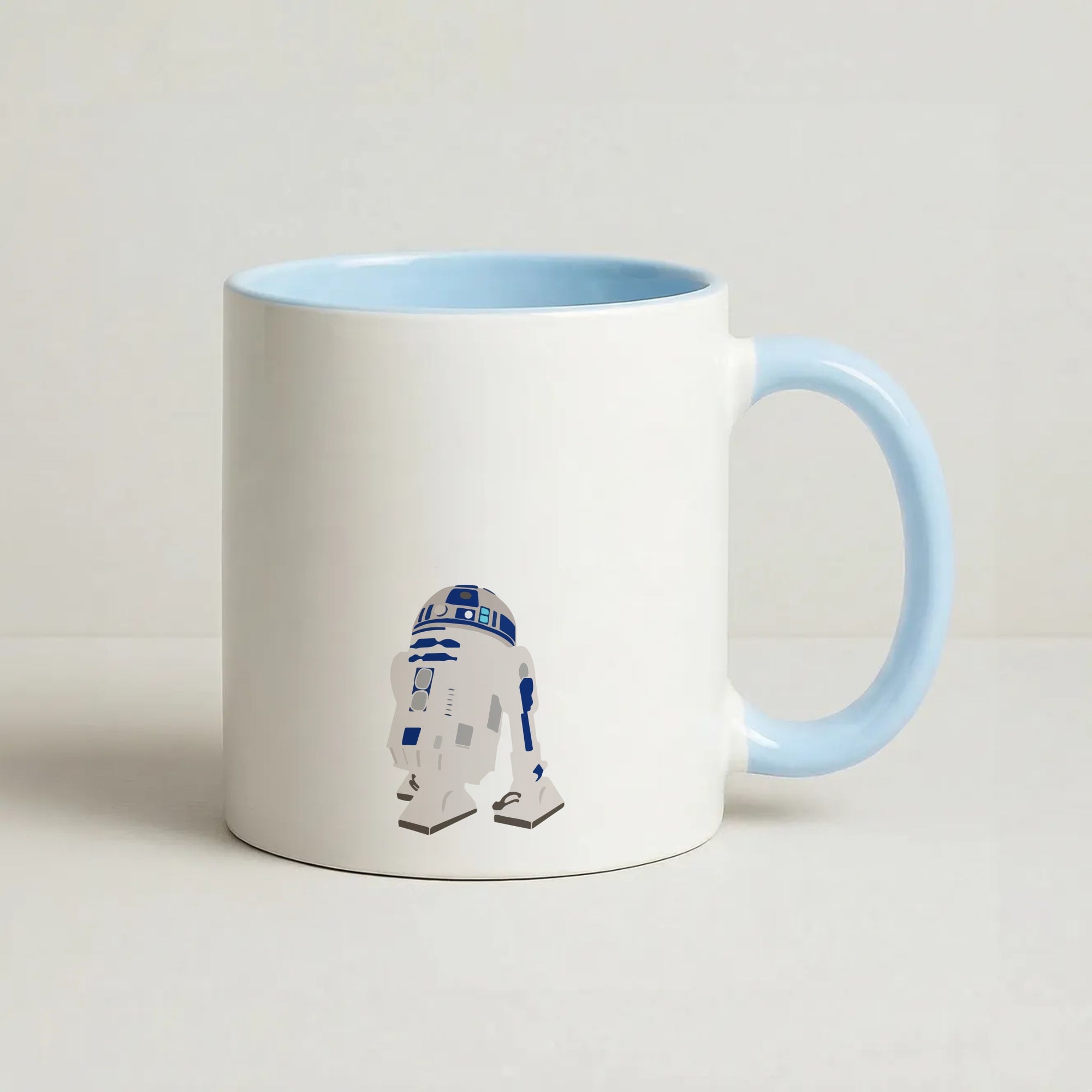 R2D2 Coffee Baby Blue Mug
