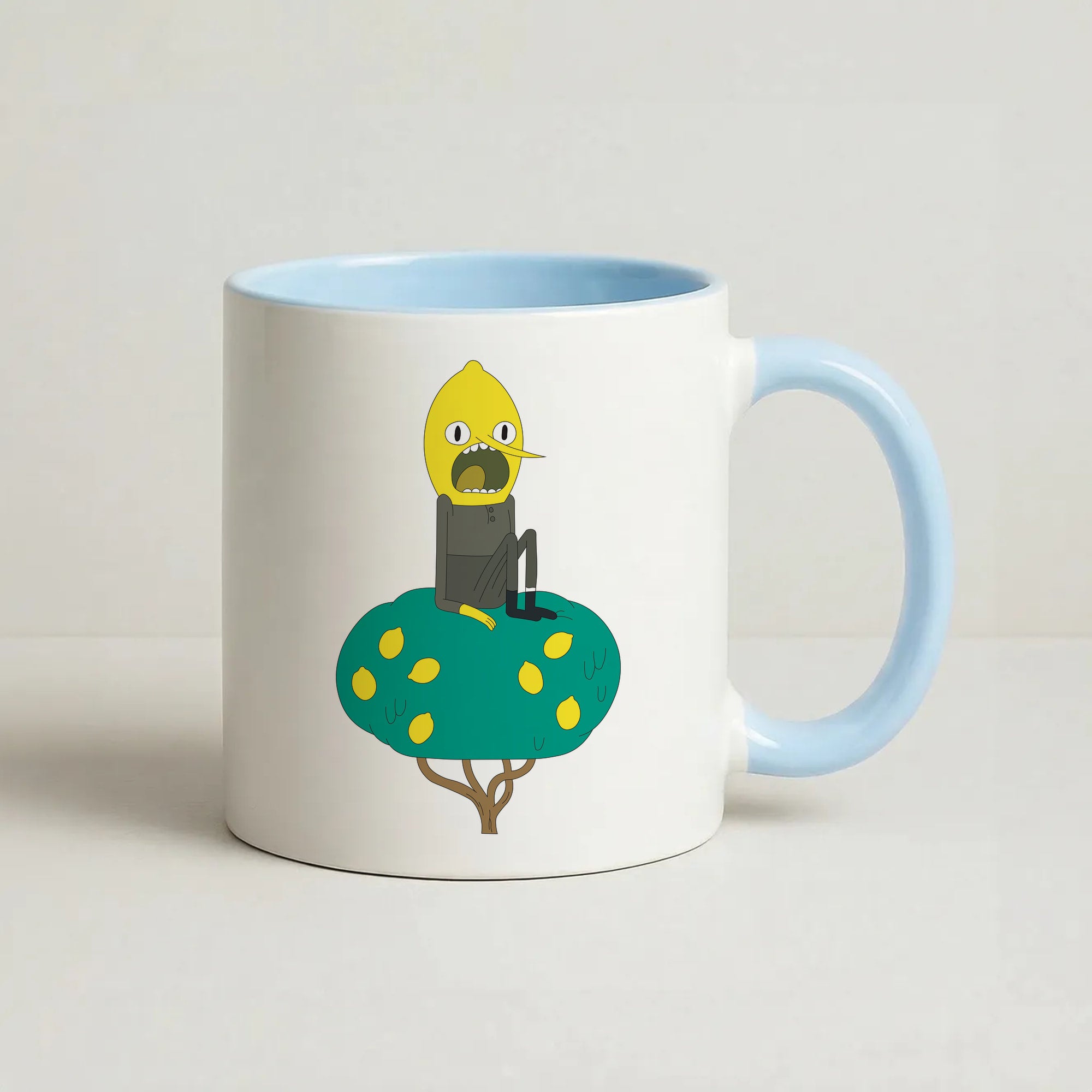Earl Of Lemongrab Coffee Baby Blue Mug