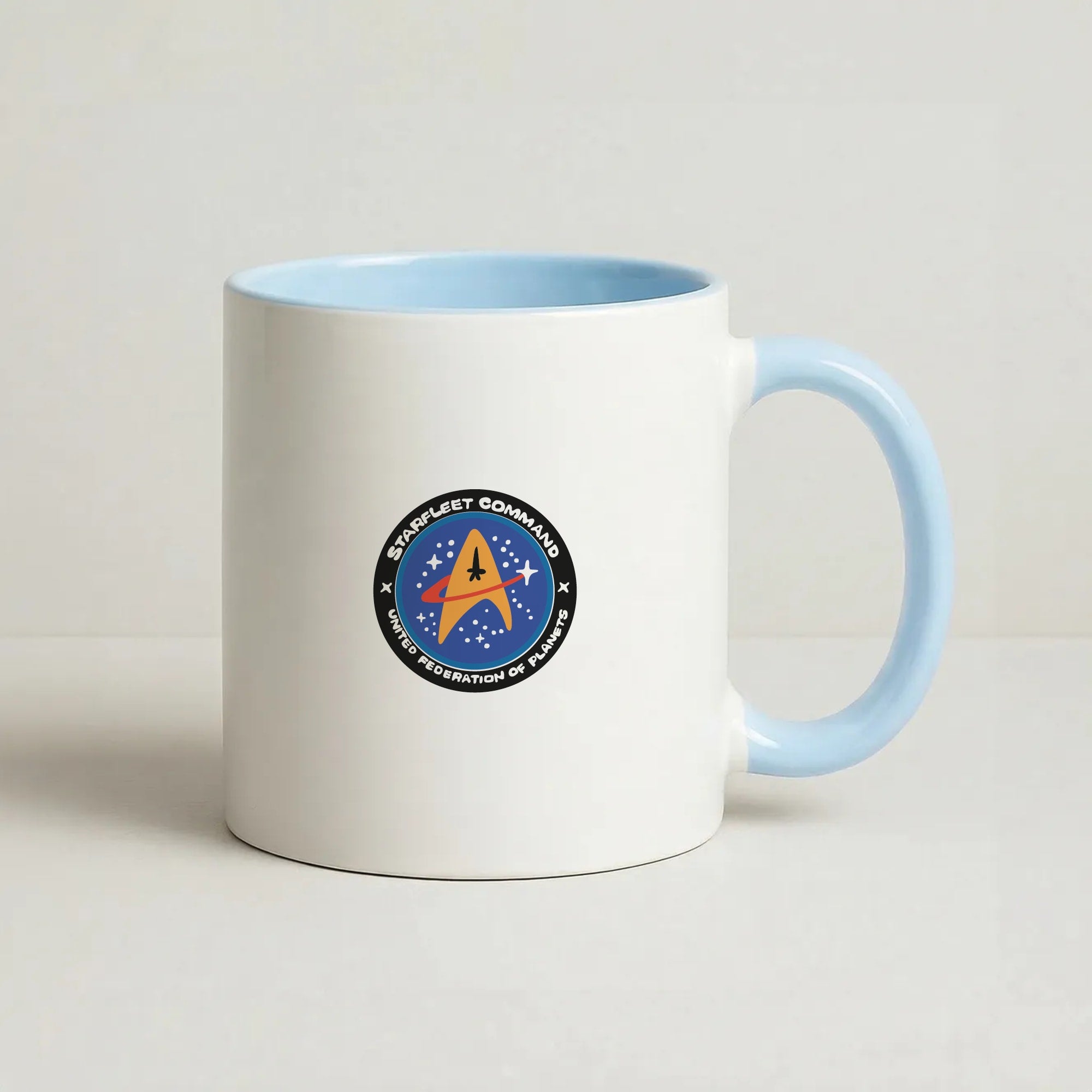 Starfleet command Coffee Baby Blue Mug