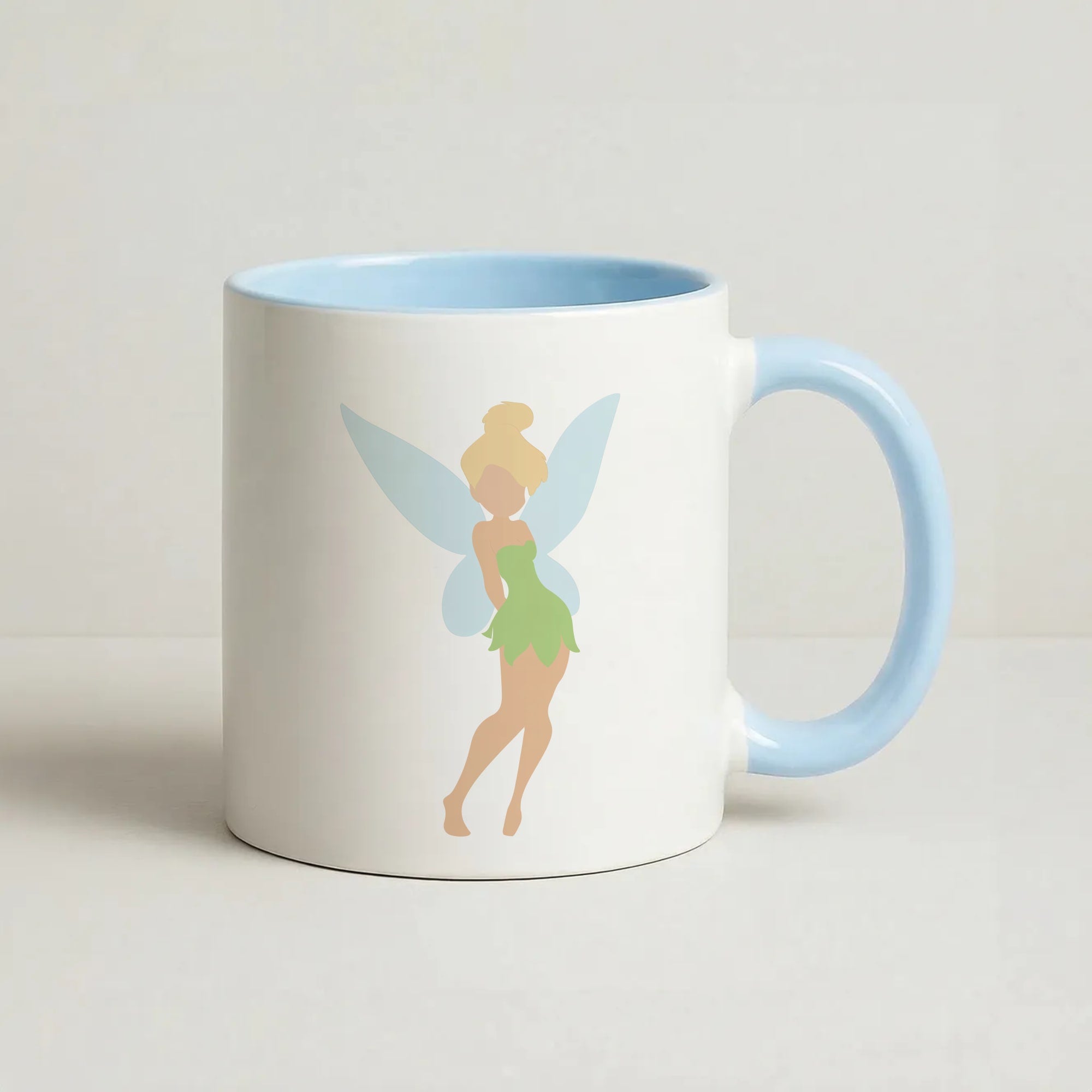 Tinker Fairy Coffee Baby Blue Mug