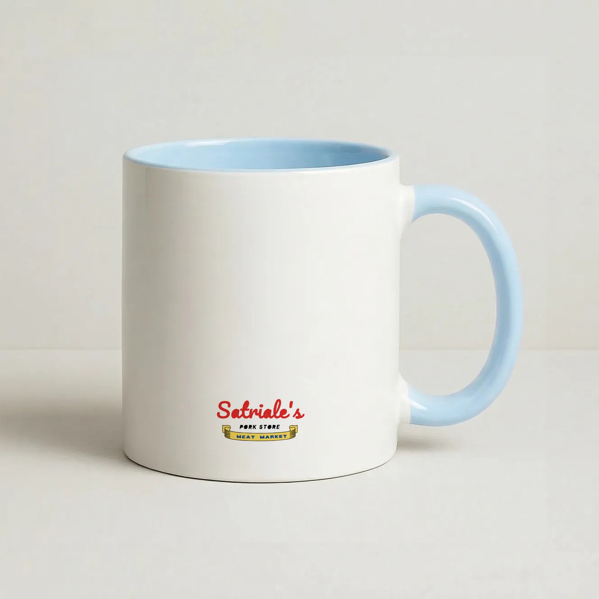 Satriale's Coffee Baby Blue Mug