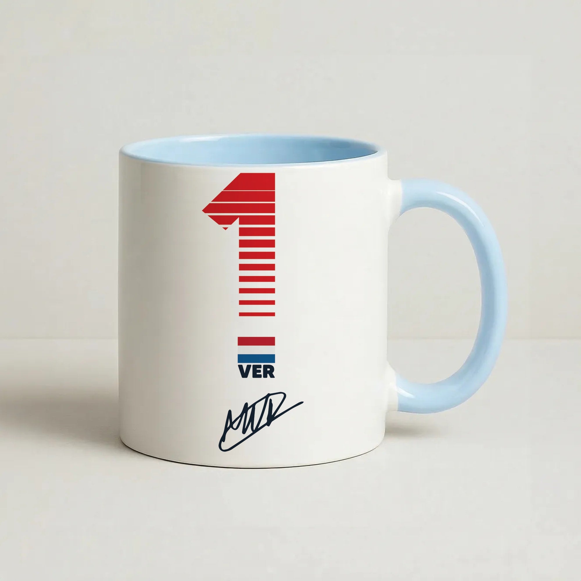 Verstappen - F1 Coffee Baby Blue Mug