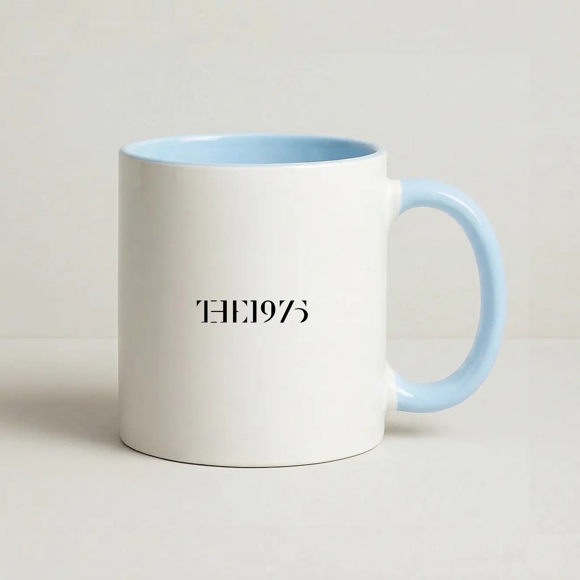 1975 Text Coffee Baby Blue Mug