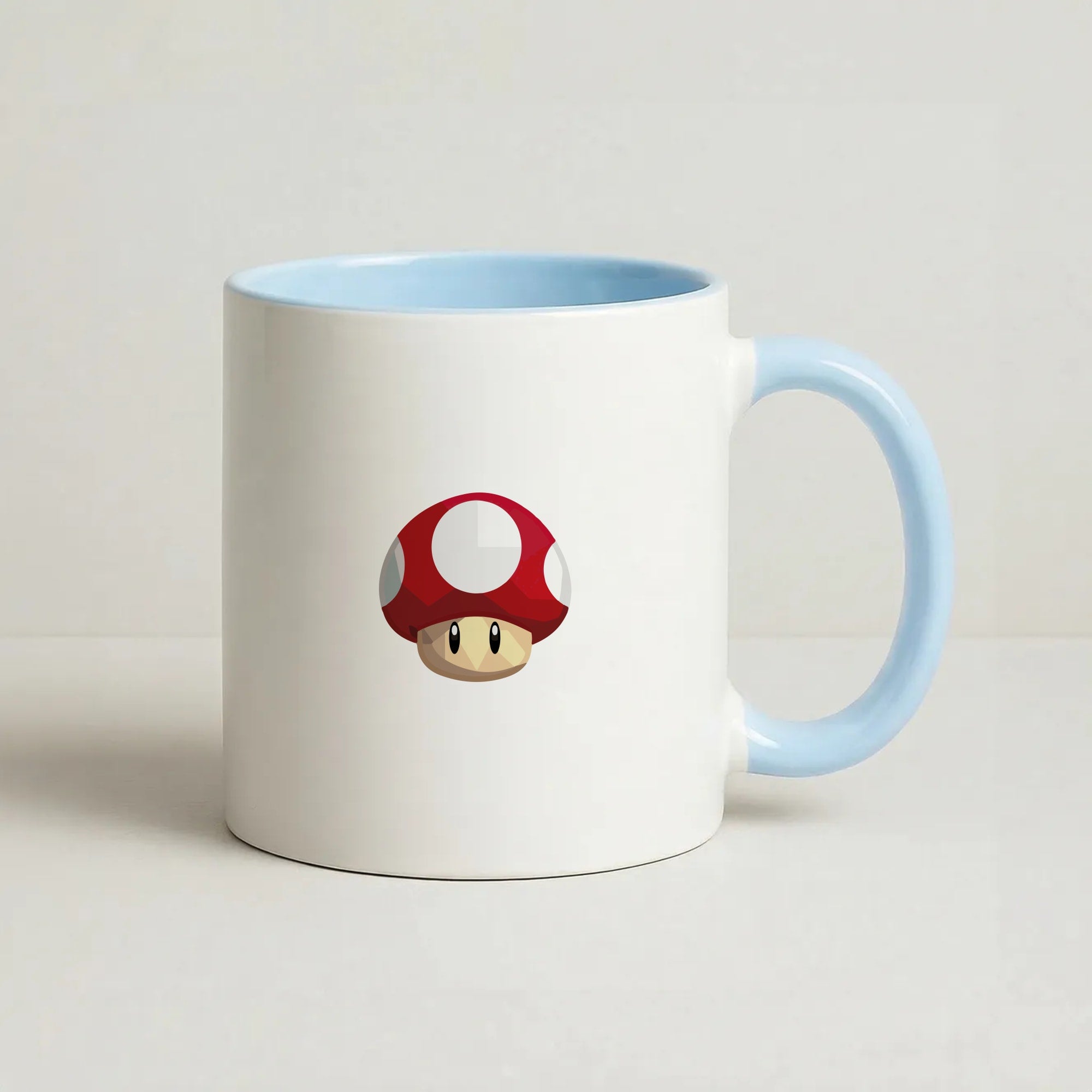 Toad - Mario Coffee Baby Blue Mug