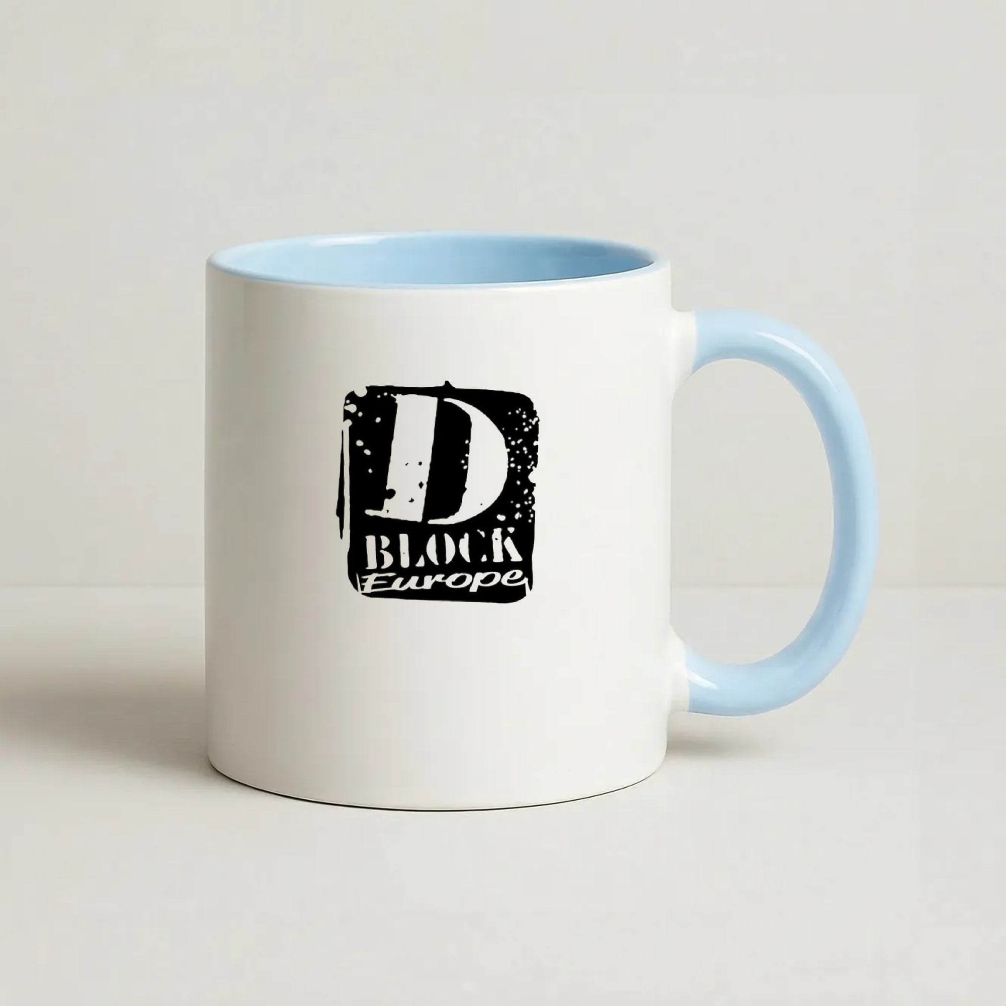 D Block Europe Coffee Baby Blue Mug