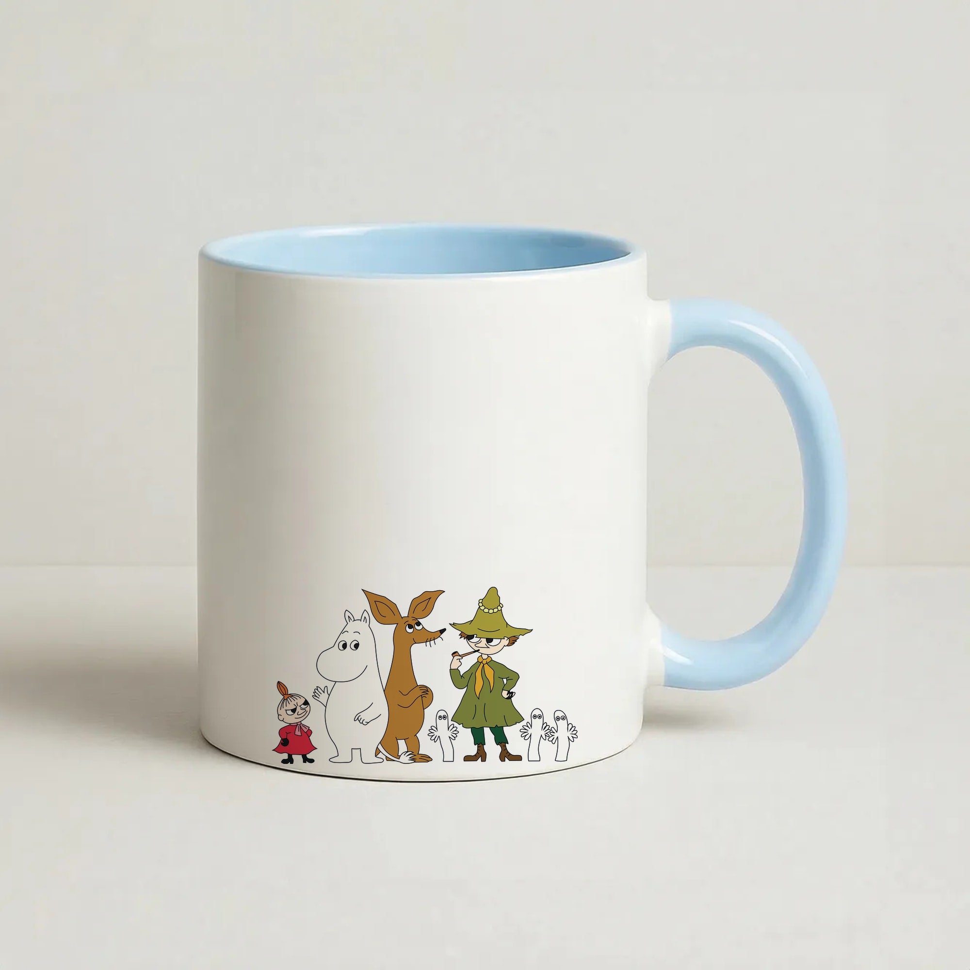 Moom Characters Coffee Baby Blue Mug