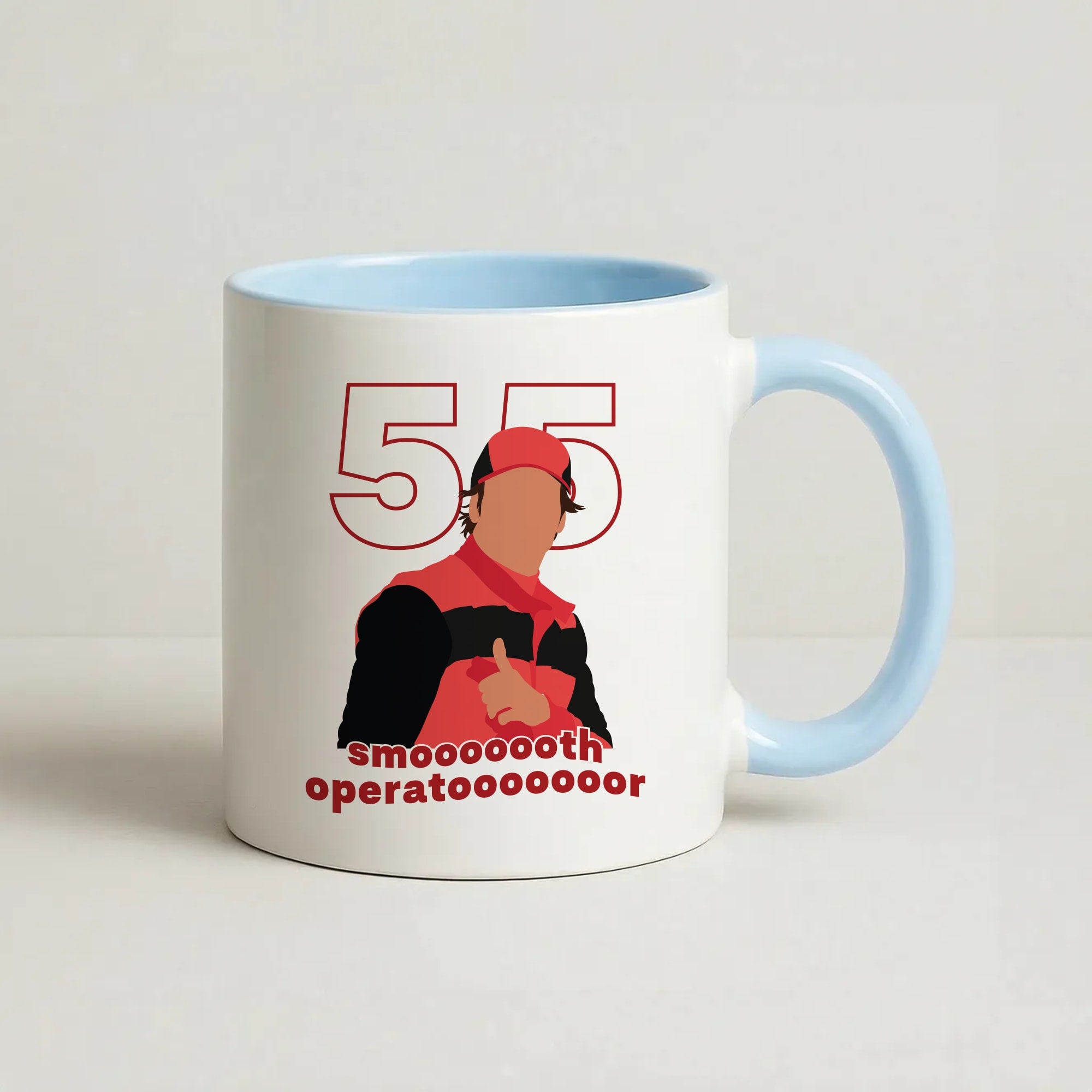 Smooth Operator Coffee Baby Blue Mug