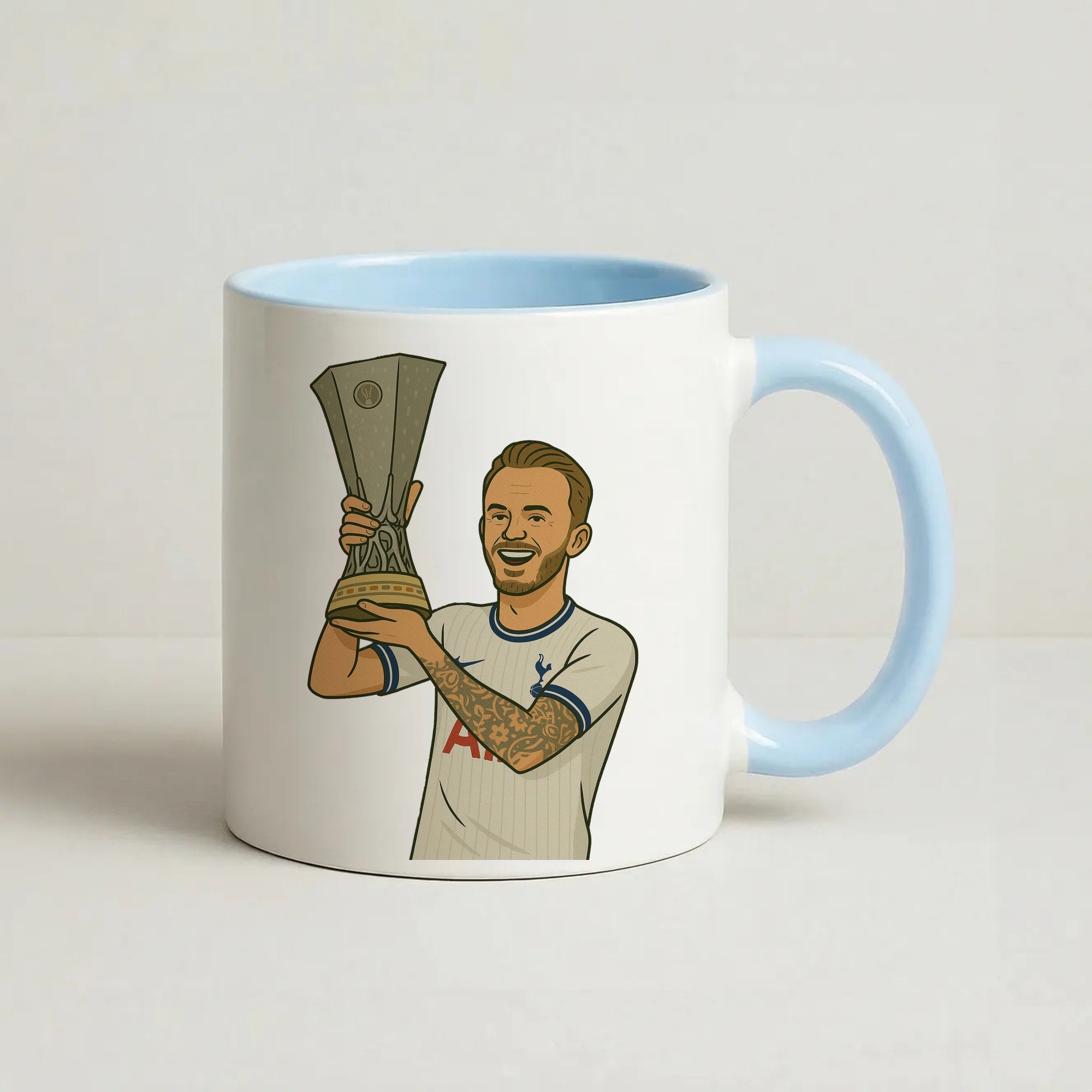 Maddison's Trophy Lift Coffee Baby Blue Mug