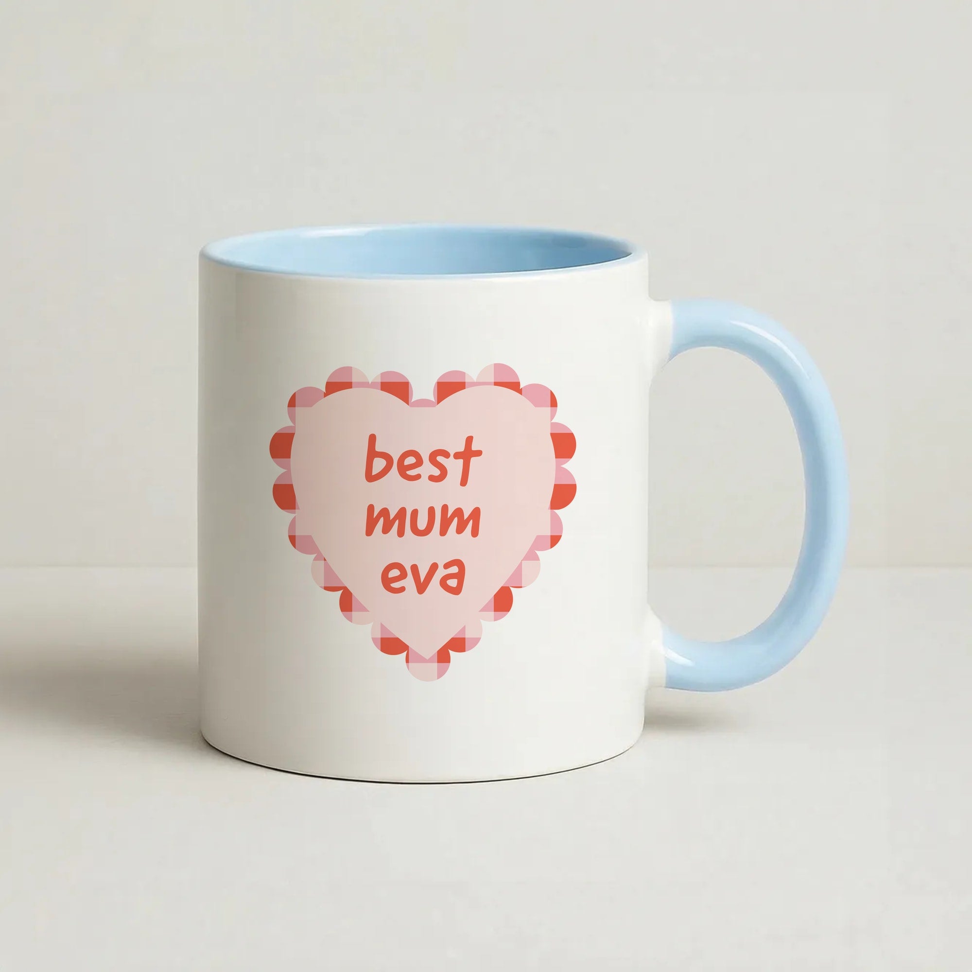 Best Mum Eva Coffee Baby Blue Mug