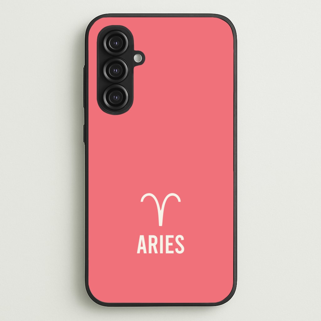 Aries Pastel Zodiac Galaxy S23FE Case