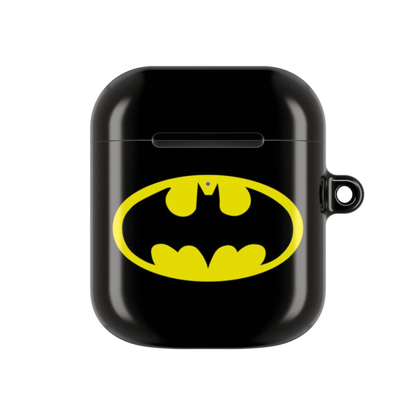 Black Bat Superhero Logo AirPods case — AirPods 1
