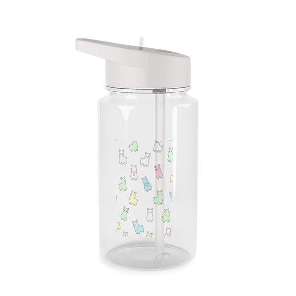 Pastel Pacas Clear Water Bottle