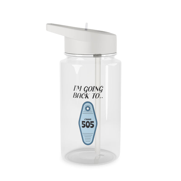 I'm Going Back To 505 Keyring Clear Water Bottle