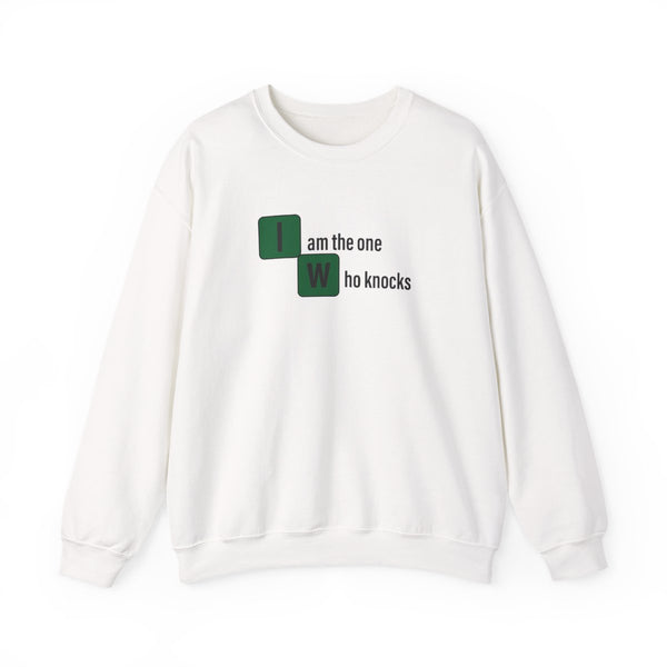 I Am The One Who Knocks Sweatshirt White Front