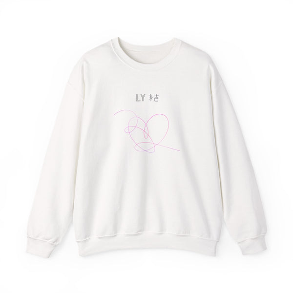 LY Heart - K Pop Sweatshirt White Front