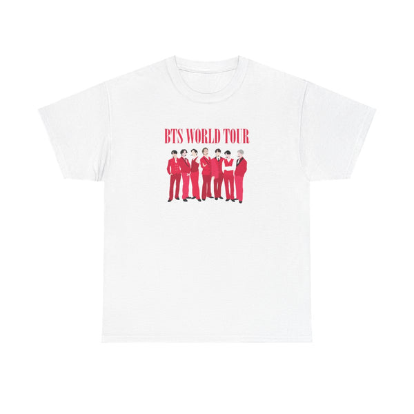 K-Pop Band World Tour 2026 T-Shirt White Front