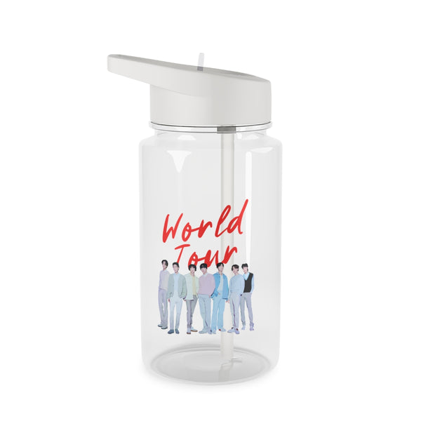 K-Pop Band Pastel Tour Clear Water Bottle