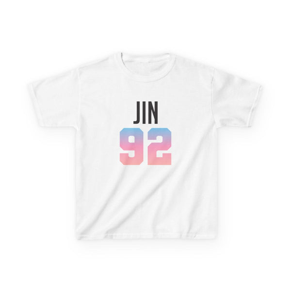 Jin 92 Kids T-Shirt White Front