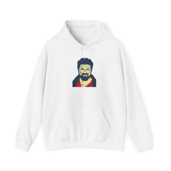 Billy Butcher Face Hoodie White Front