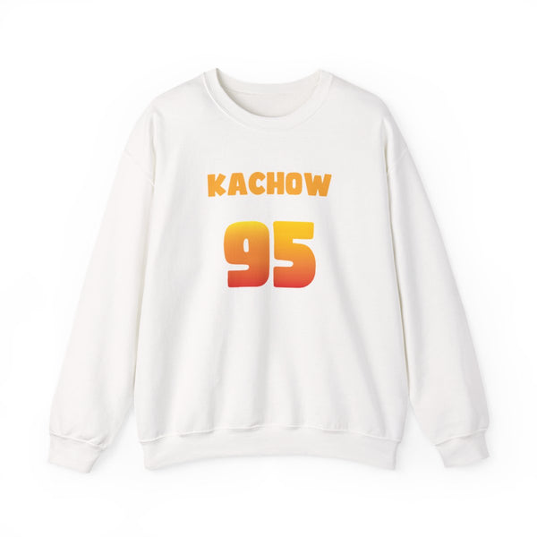 Kachow 95 - Cars Sweatshirt White Front