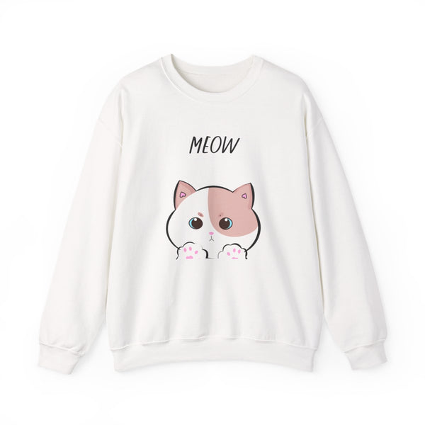 Pale Cat - Cats Sweatshirt White Front