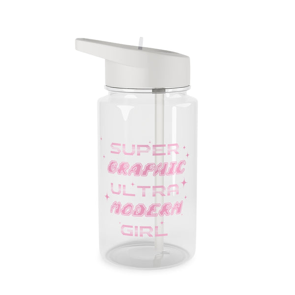 Super Graphic Ultra Modern Girl - Chappell Clear Water Bottle