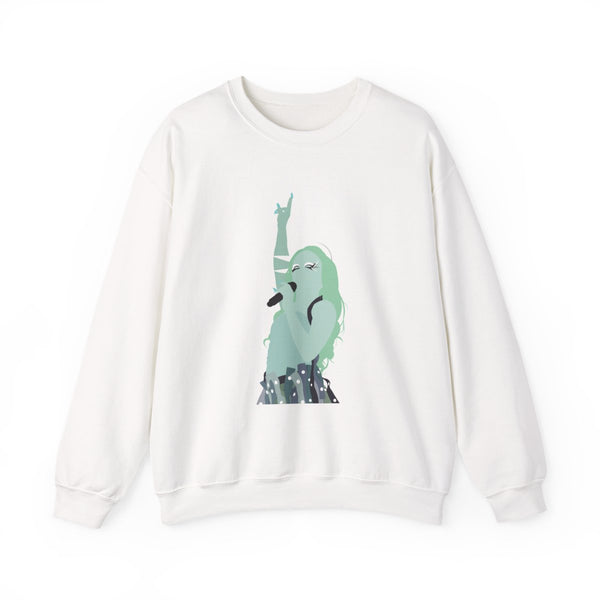 I'd Have To Stop The World Sweatshirt White Front