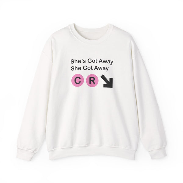 She Got Away Sweatshirt White Front